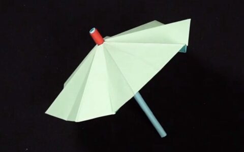 雨伞的折法（怎么用折纸折小雨伞）