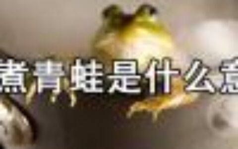 温水煮青蛙是什么意思?