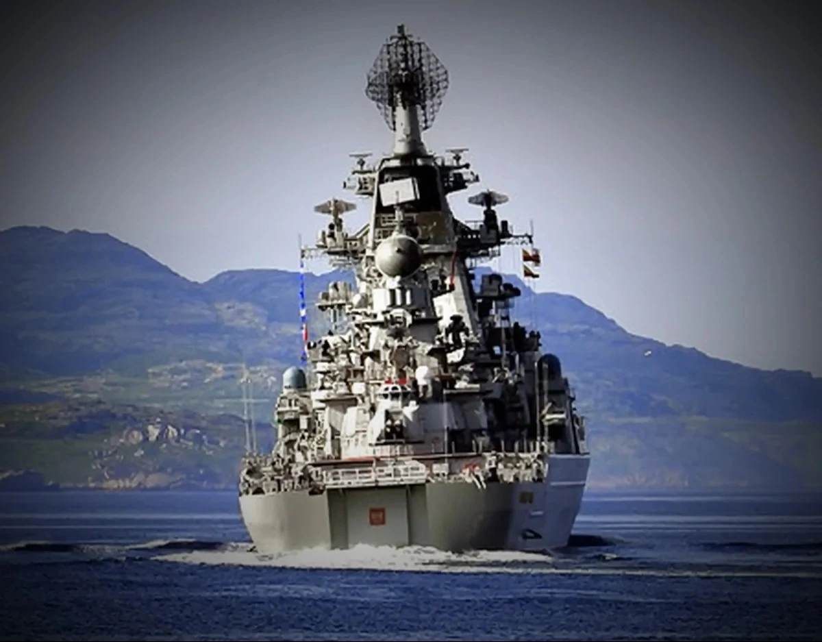 世界上最大的巡洋舰-俄罗斯海军的彼得大帝号攻击巡洋舰