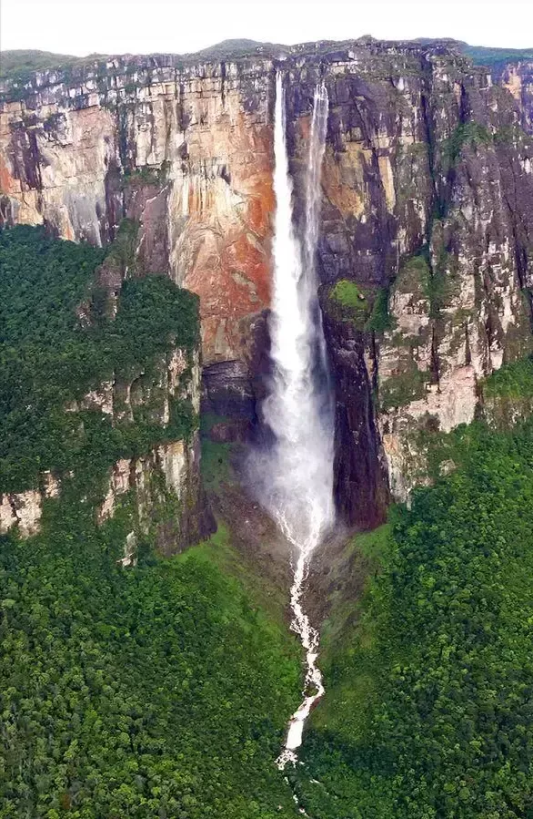 黄果树瀑布的十二倍，世界上最高的瀑布，飞屋环游记仙境瀑布原型