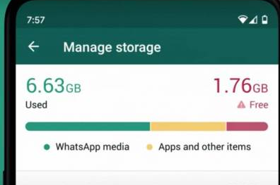 WhatsApp为移动设备带来更好的存储管理工具