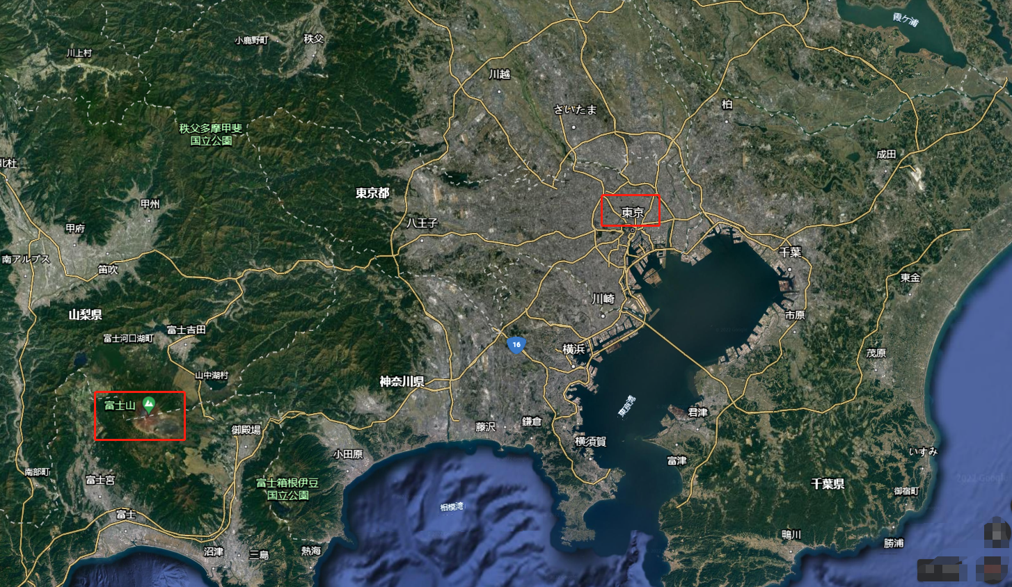日本富士山是一座活火山，距离首都东京有多远？