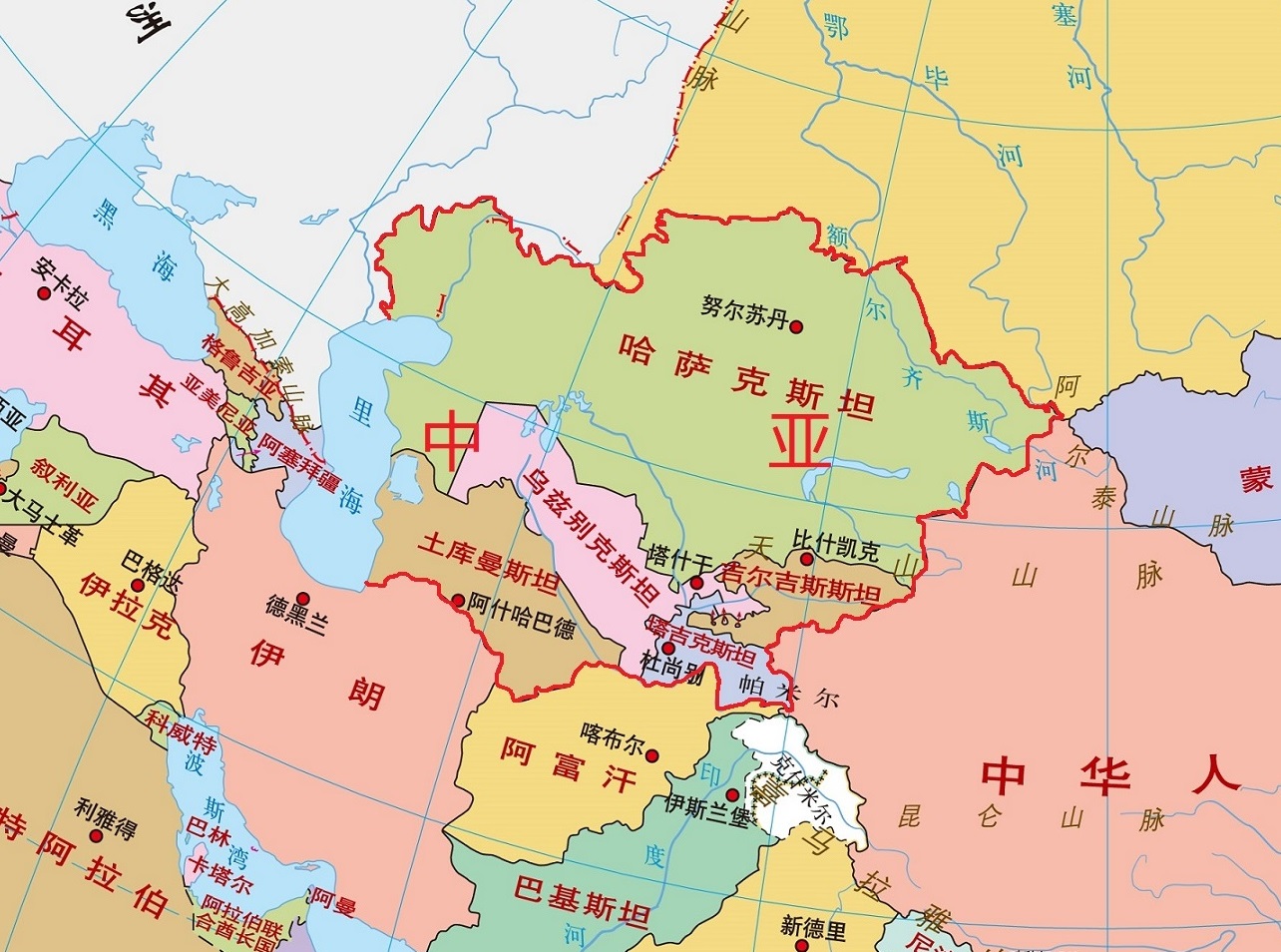 图片[3]-中亚五国指的是哪五国(中亚位于亚洲内陆有那五国)-欣欣百科网
